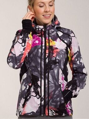 Lululemon Downtime Jacket – Unicorn Tears Print 🦄✨ RARE size 6